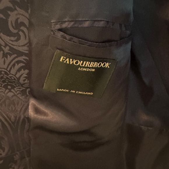 Mens 3/4 length blue vintage peak lapel. Technical may be a morning coat - Picture 4 of 7